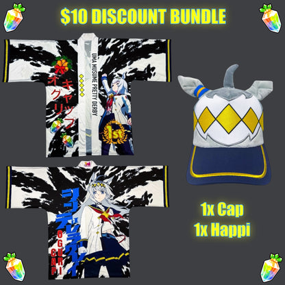b. *Bundle* Oguri “Cap” and Happi Coat